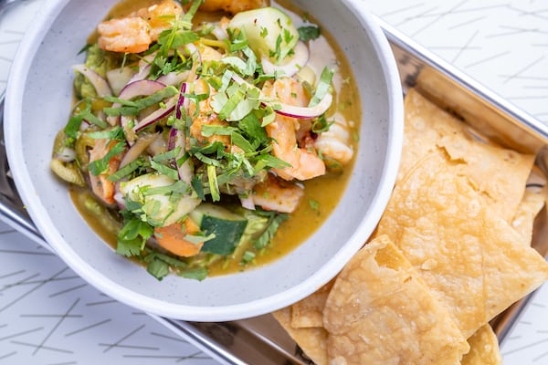 Diners can expect to see the return of their favorite dishes, like the GA Shrimp Cocktail, when Strange Bird reopens in spring 2026. (Courtesy of SV Images)