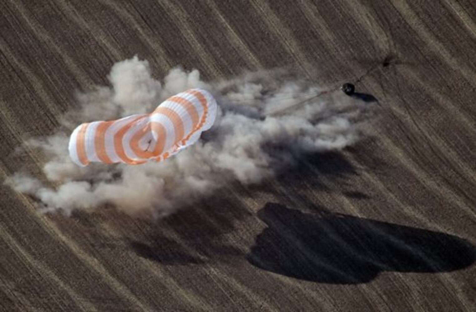 Space Clown' lands safely to Earth