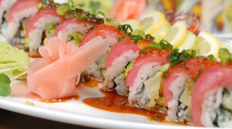 Sushi from Genki Noodles and Sushi.