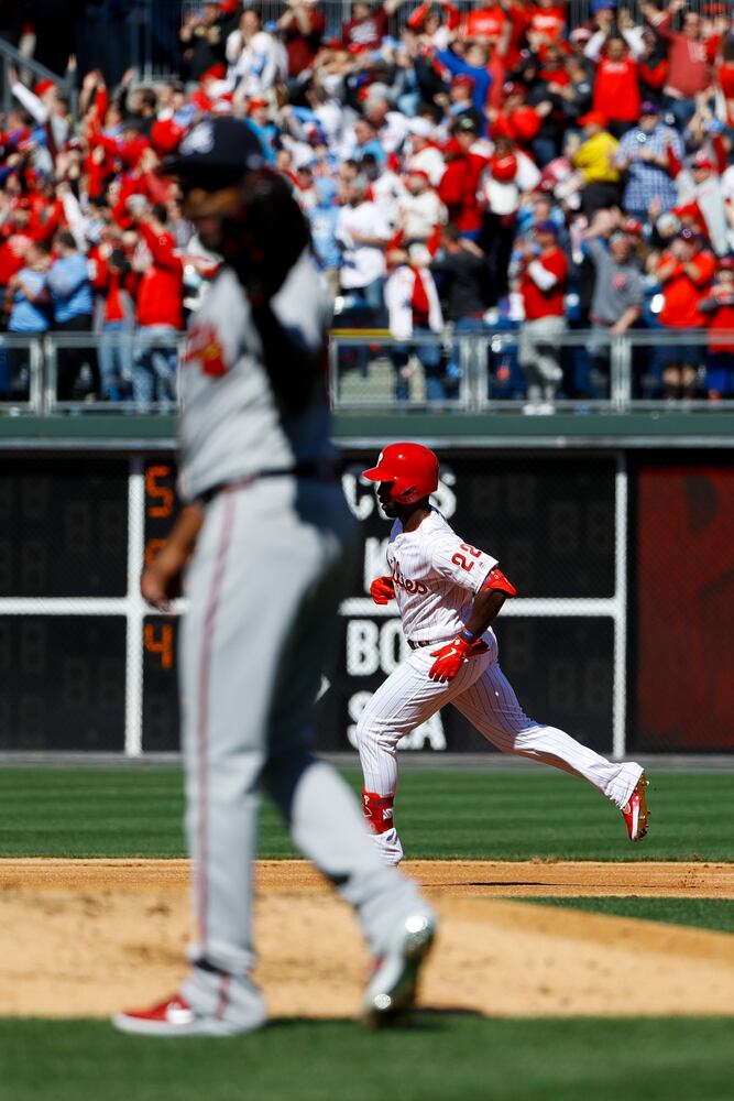 Photos: Braves play the Phillies on Opening Day