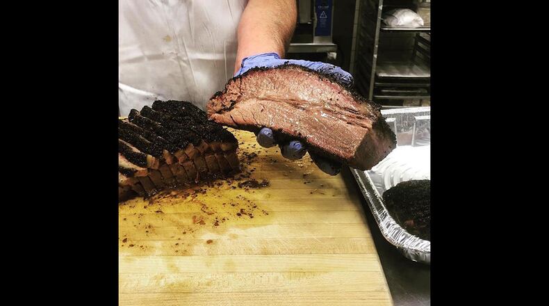 Brisket from Wood's Chapel BBQ