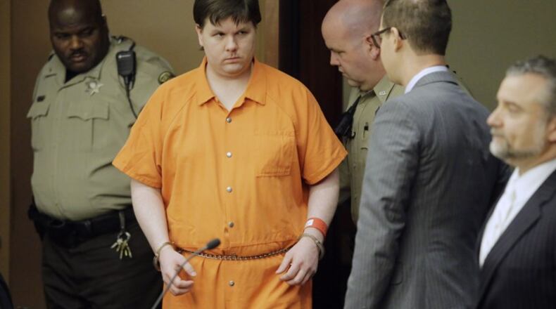 Justin Ross Harris enters court for sentencing on Dec. 5. He was sent to prison for life, without possibility of parole, for killing his 22-month-old son Cooper. BOB ANDRES /BANDRES@AJC.COM