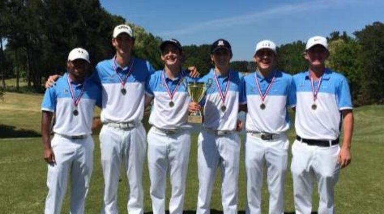 The Starr's Mill boys will go for their third straight state golf title.