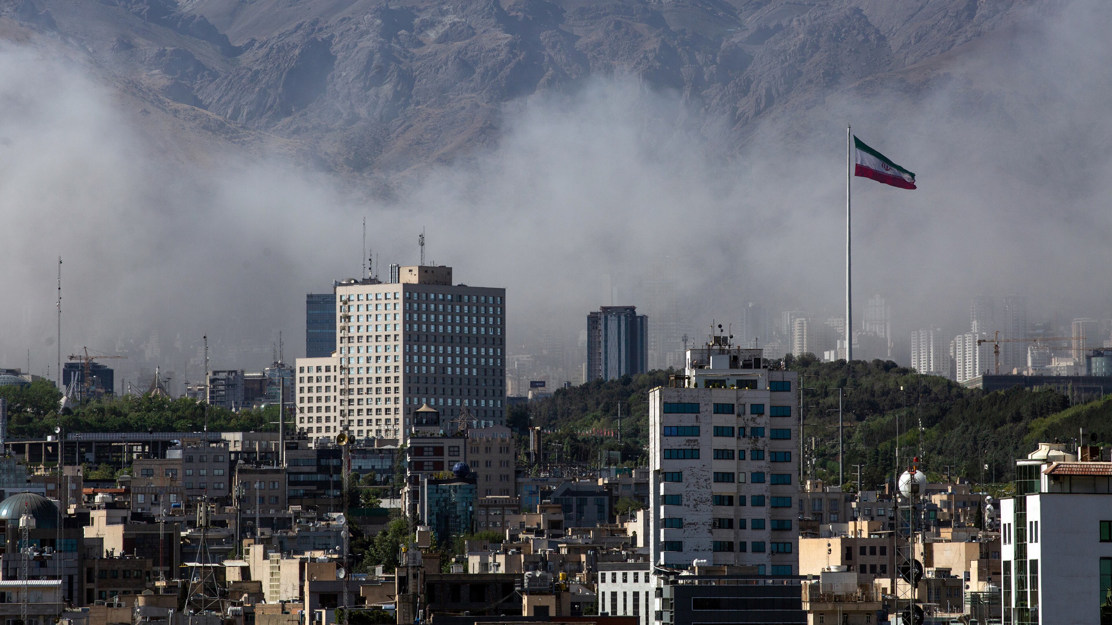 Smoke rises during an Israeli air strike in Tehran, Iran, on Wednesday, June 18, 2025. Georgia-based troops could play a big role if the U.S. goes to war against Iran. (Arash Khamooshi/The New York Times)