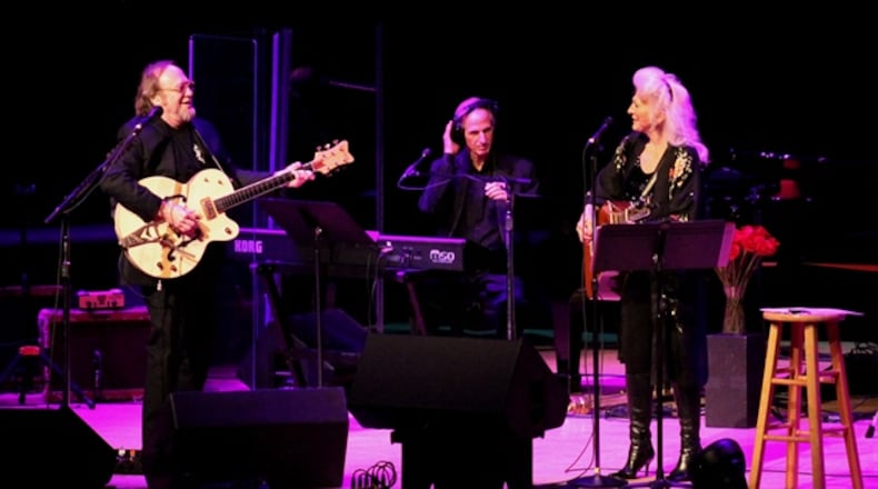 The easy affection between Stephen Stills and Judy Collins was apparent during their show at Atlanta Symphony Hall on Aug. 9. 2017. Photo: Melissa Ruggieri/AJC