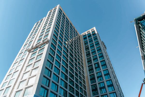 Scout Living is a 21-story "hospitality living tower" that is slated to join Ponce City Market in 2024.