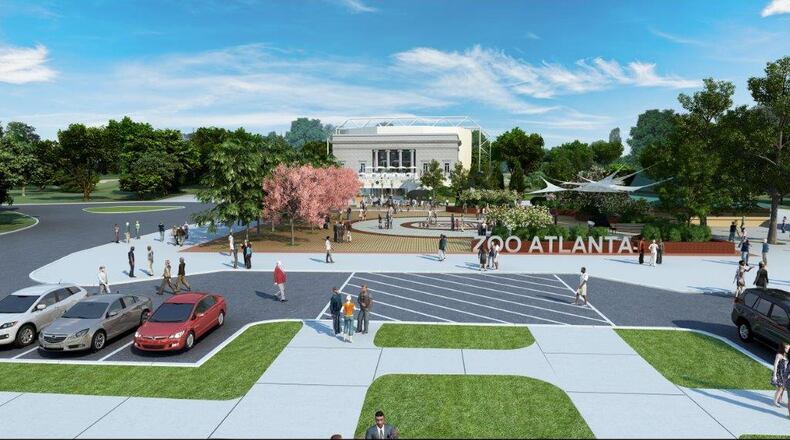 Rendering of changes planned for Zoo Atlanta.