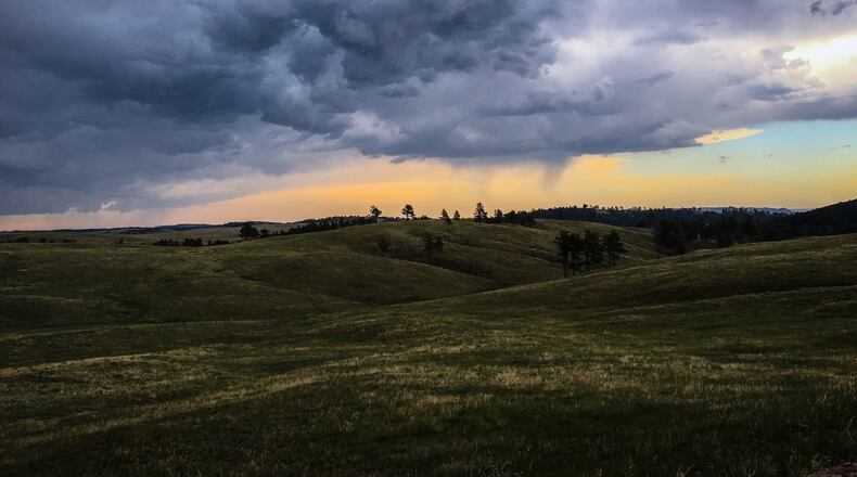 Longtime subscriber Marc Rose shared this photo of storm clouds gathered over the Black Hills in South Dakota.