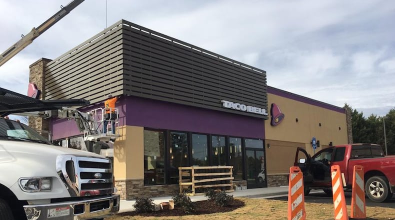 Recent and current construction on Scenic Highway in Snellville and Lawrenceville has included a new Cook Out restaurant, an upcoming Cracker Barrel and a soon-to-open dine-in movie theater. TYLER ESTEP / TYLER.ESTEP@COXINC.COM