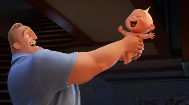 A still frame "Incredibles 2"