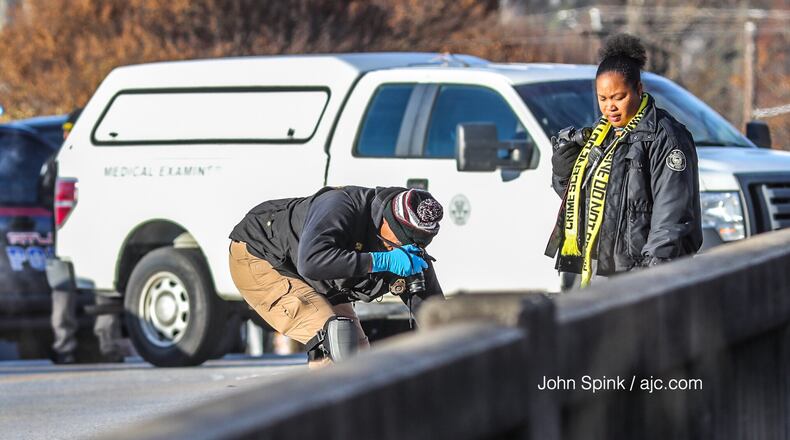 Officials investigate after a pedestrian was hit and killed in northwest Atlanta.