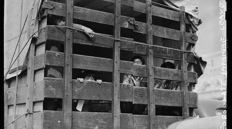 Dorothea Lange and Clem Albers were among several photographers hired to document the internment of Japanese-Americans during the aftermath of Pearl Harbor. Their photographs show one of the shameful chapters of American history. CONTRIBUTED: ABBY GINZBERG/CLEM ALBERS