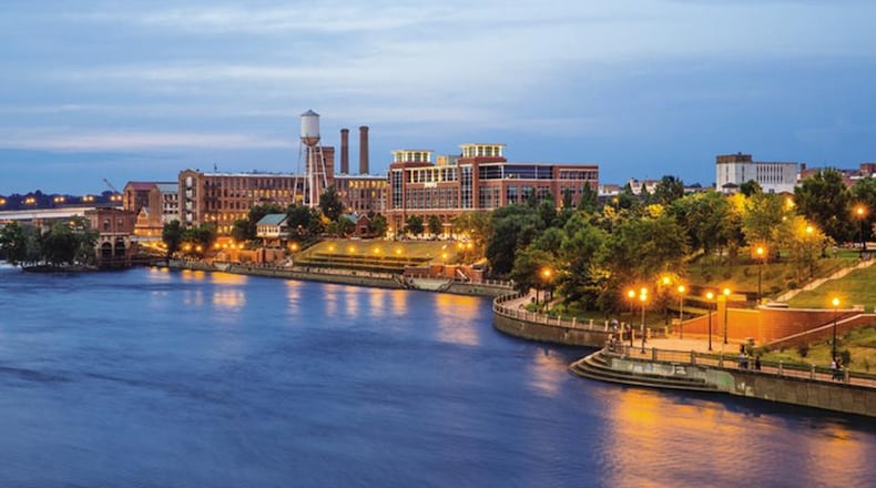 The Chattahoochee RiverWalk in Columbus. CONTRIBUTED BY: Visit Columbus GA AJC FILE PHOTO