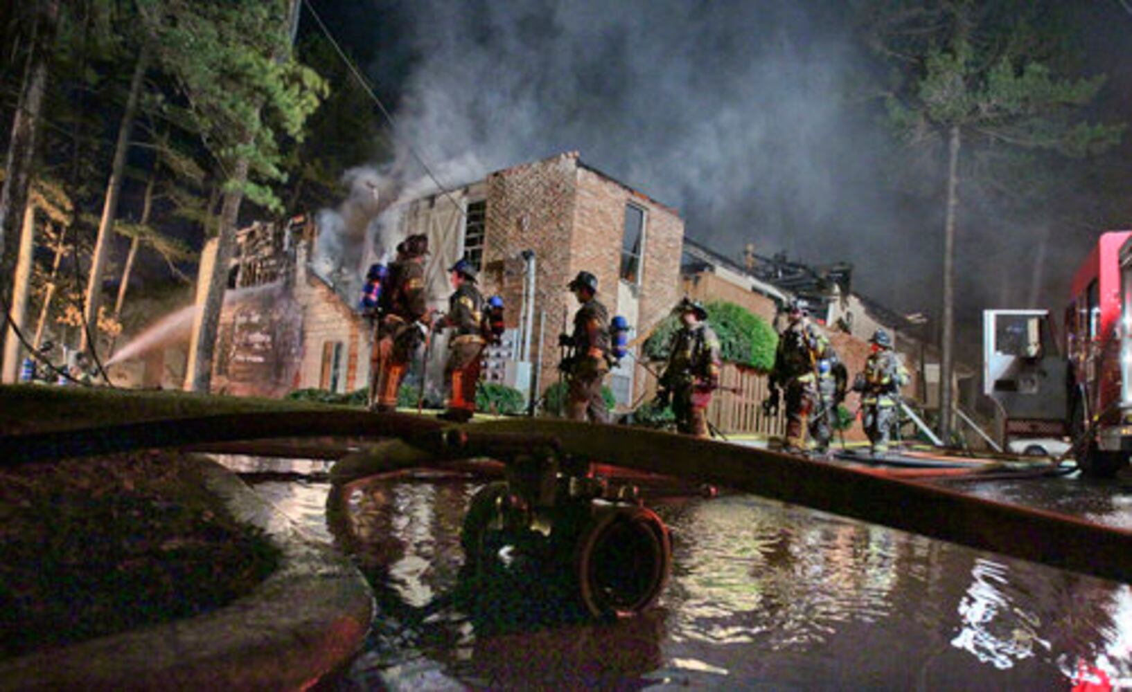 DeKalb apartments burn