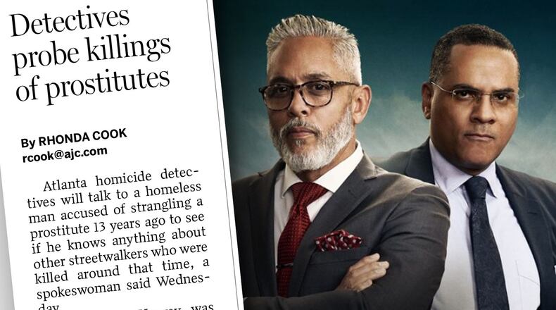 Former APD detectives David Quinn and Vince Velazquez are the stars of the TV One show "ATL Homicide," which looks at past cases they've worked.