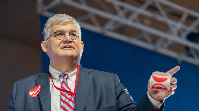 David Shafer has decided not to seek another term as chair of the Georgia GOP. (Nathan Posner for the Atlanta-Journal-Constitution)