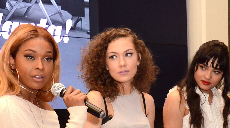STAR: Pictured L-R: Amiyah Scott, Jude Demorest and Brittany O'Grady answer questions from fans at the special screening for STAR on Tuesday, March 7 at The Gathering Spot in Atlanta, GA. ©2018 Fox Broadcasting Co. CR: Tanya Wise/FOX