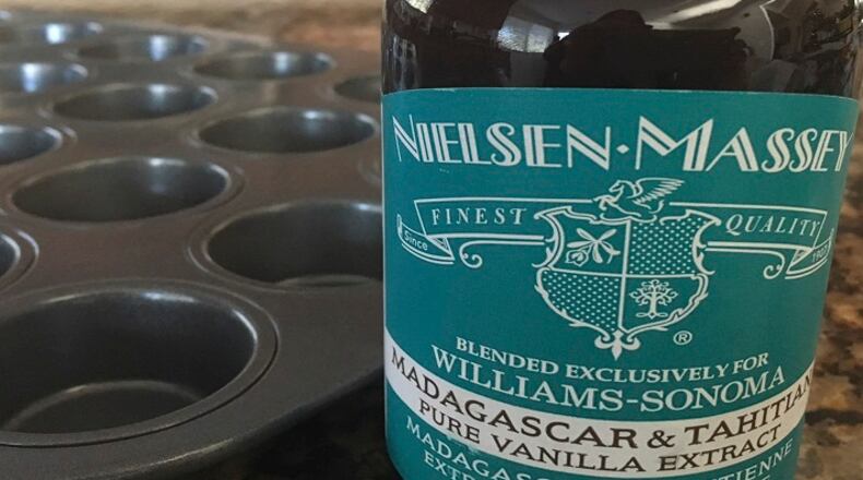 A blend of two types of vanilla in a bottle of Nielsen-Massey's Madagascar and Tahitian extract, made for Williams-Sonoma. (Allen Pierleoni/Sacramento Bee/TNS)