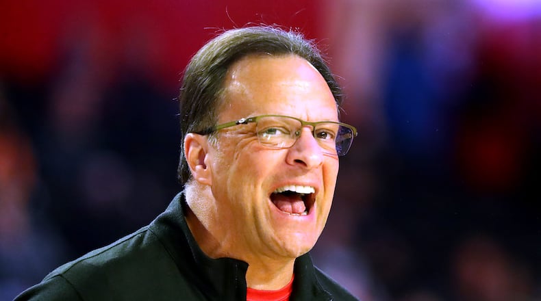 030122: Georgia head coach Tom Crean coaches the final home game of the season against Tennessee in a NCAA college basketball game on Tuesday, March 1, 2022, in Athens. Georgia did not extend Crean's contract, with two years remaining, making his return next season questionable. “Curtis Compton / Curtis.Compton@ajc.com”`