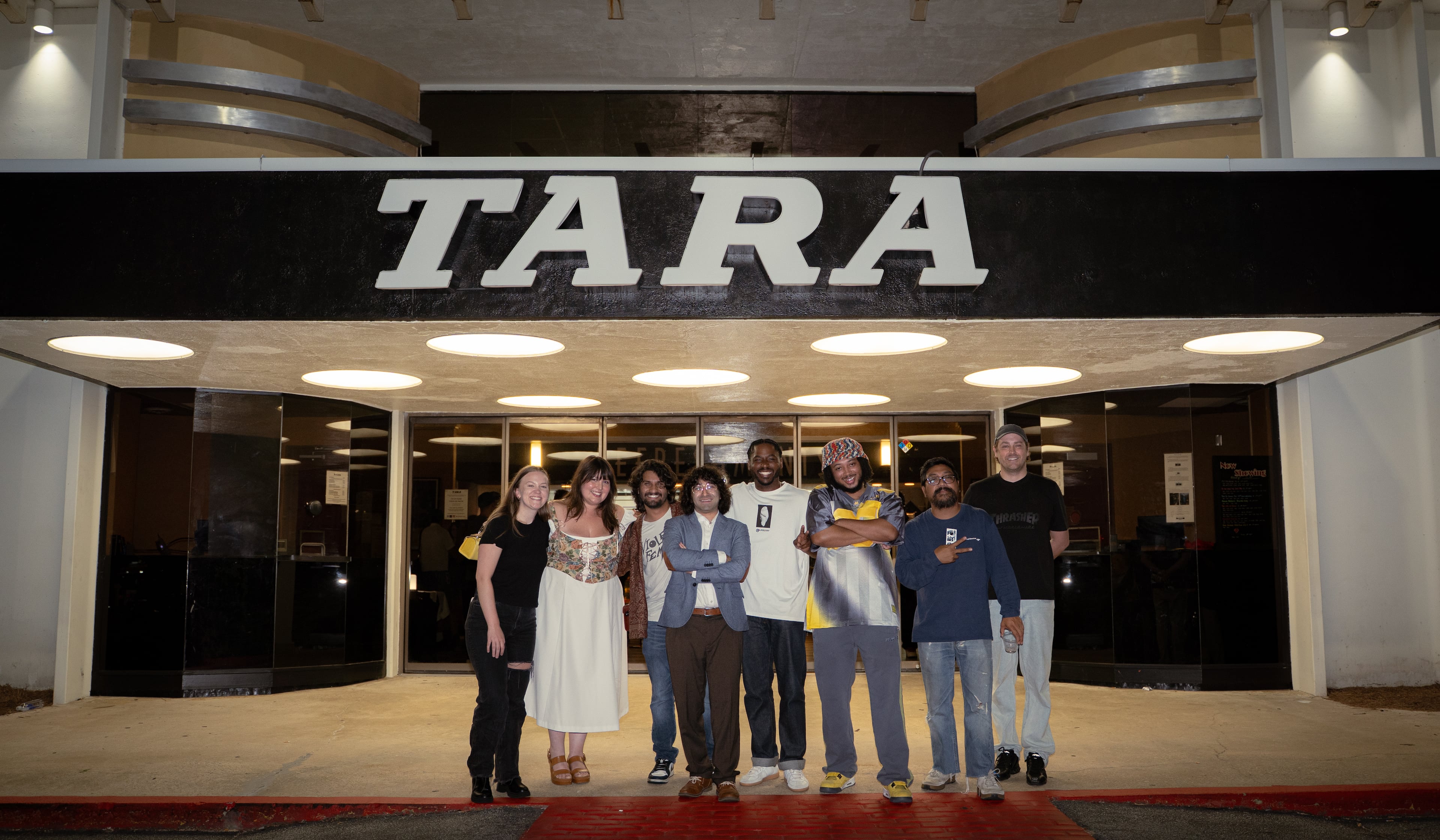 Past Reel Talk filmmakers include (from left) Katie Ivey, Madison Hatfield, Akshay Bhatia, Rocco Shapiro, Kevon Pryce, Christian Nolan Jones, Diwang Valdez and Matt Swinsky. Bhatia and Shapiro are also Reel Talk organizers. (Courtesy of Rayna Sklar)