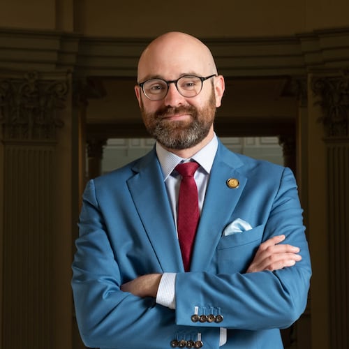 State Sen. Josh McLaurin, a Democrat who grew up in east Cobb, is expected to launch his campaign for Lieutenant governor in Savannah on Monday, May 5, 2025. (Hyosub Shin / AJC file photo)