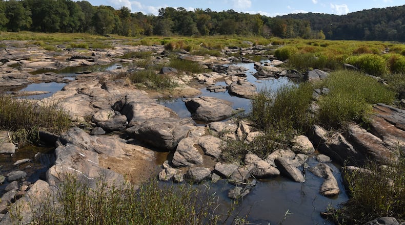 Drought and water consumption are part of the problem for the the near historic low water levels for the Flint River. In its lawsuit against Georgia, Florida is trying to blame it, in part, on illegal watering of 90,000 acres of farmland in southwest Georgia. BRANT SANDERLIN/BSANDERLIN@AJC.COM