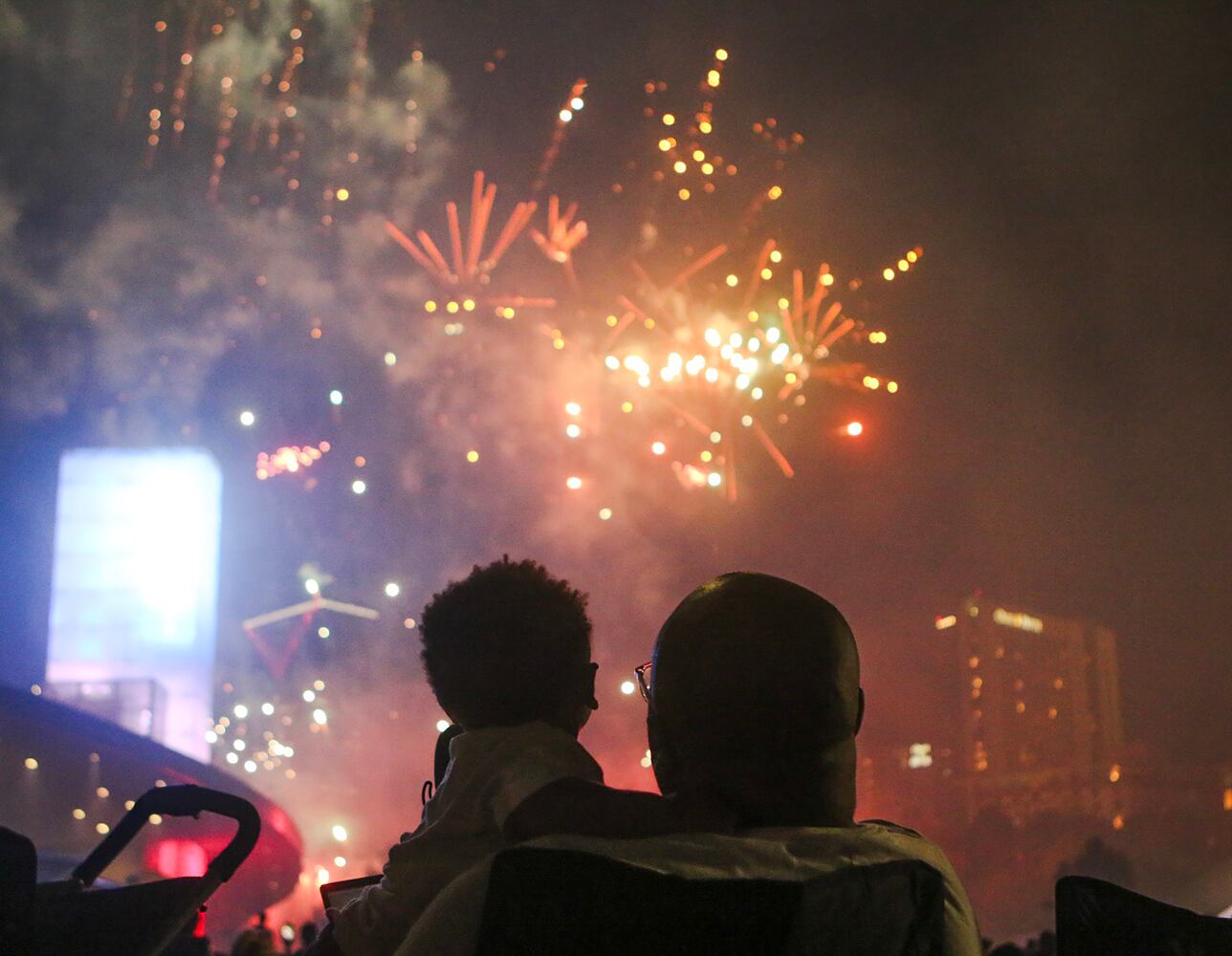 Photos: Fireworks finished off the 4th of July in Atlanta