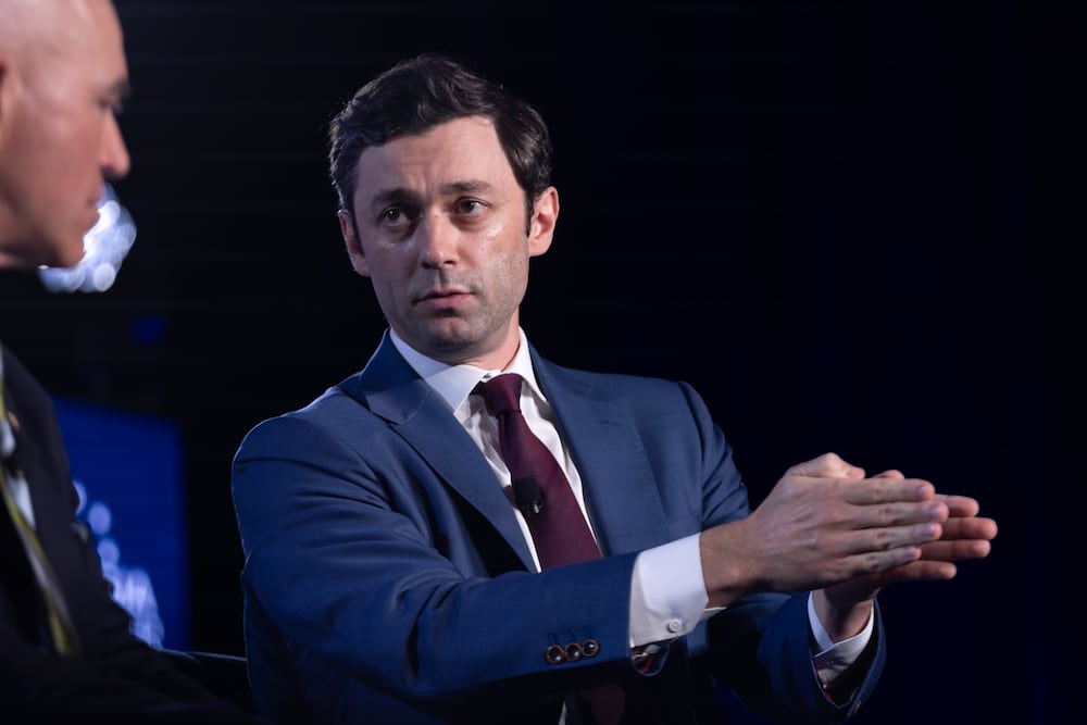 U.S. Sen. Jon Ossoff, D-Ga, spoke at the Georgia Chamber Congressional Luncheon in Columbus on Wednesday.
