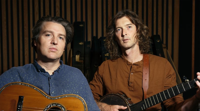 The Milk Carton Kids -- Kenneth Pattengale (left) and Joey Ryan -- play the Buckhead Theatre on Jan. 30 behind their new album "I Only See the Moon."
(Courtesy of Brendan Pattengale)
