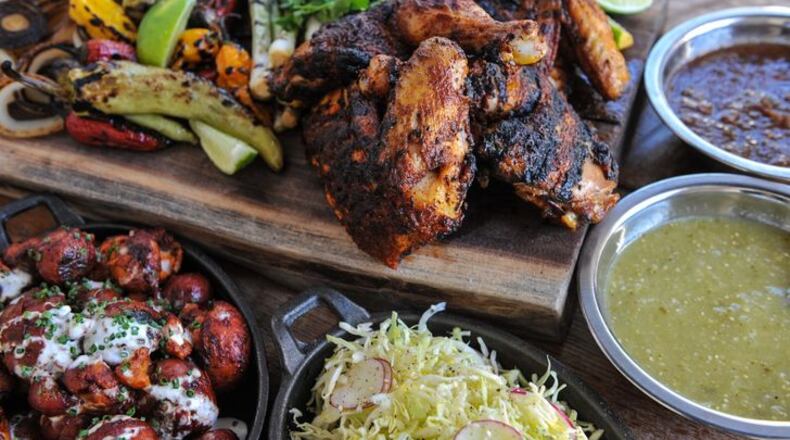 Spatchcock chicken at Ladybird Grove. (Beckysteinphotography.com)