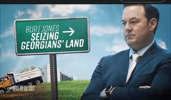 Ads from a shadowy group called Georgians for Integrity have been beating up on GOP gubernatorial candidate Burt Jones from several months.