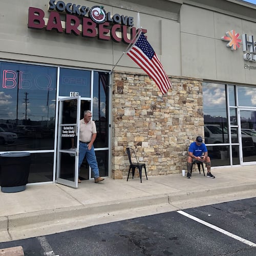 Socks’ Love Barbecue is on Buford Highway in Cumming.
Courtesy of Wendell Brock