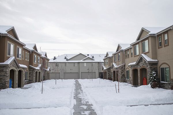 The townhouse complex in Rexburg, Idaho, where Lori Vallow and Chad Daybell were last seen.