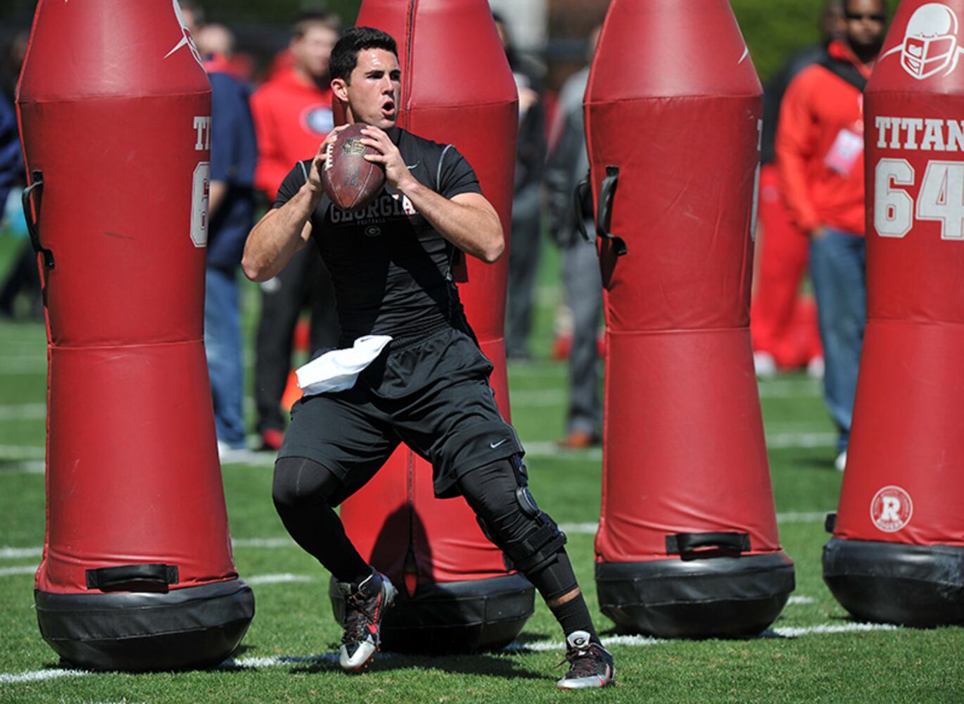 Bulldogs try out for NFL scouts