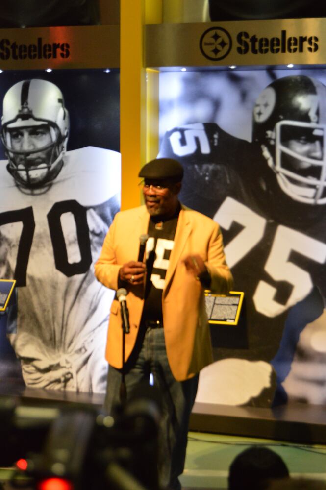 Joe Greene jersey unveiling