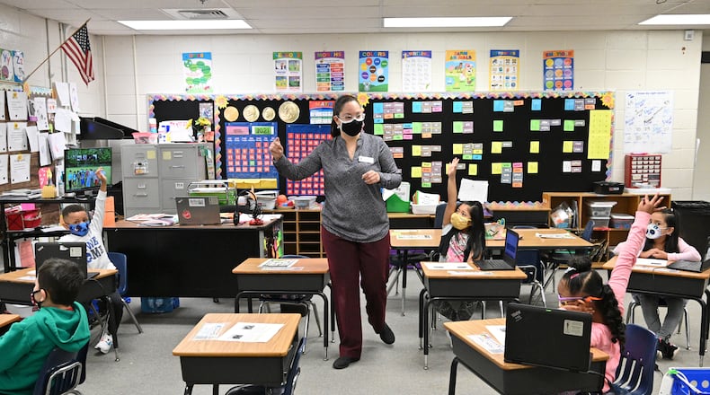 School officials in Gwinnett County recently announced that they would begin enforcing a state law requiring Kkindergarten students to be 5- years- old by Sept. 1 to enroll. (Hyosub Shin/AJC)