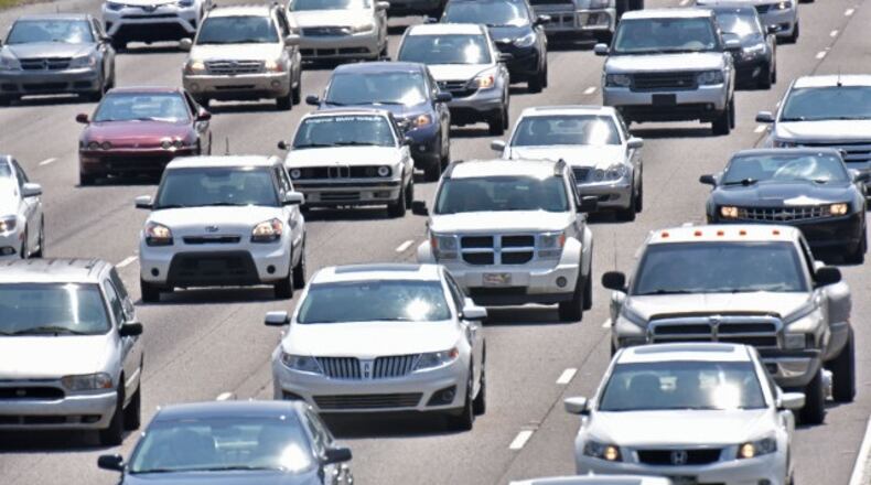 Traffic is shown on I-20 in this file photo. (Credit: AJC)