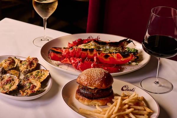 Clark's Steakhouse offers a menu of steak, wild game and seafood. (Angie Webb/Courtesy of Clark's Steakhouse)