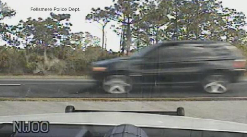 A driver in Fellsmere called 911 Monday after he said the gas pedal on his SUV got stuck as he drove on I-95. (Photo: WFTV.com)