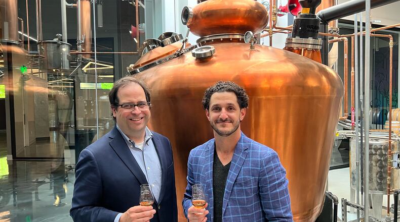 Henry Rosenbaum (left) is general manager of Distillery of Modern Art, and Seth Watson is the owner and founder. Courtesy of Seth Watson