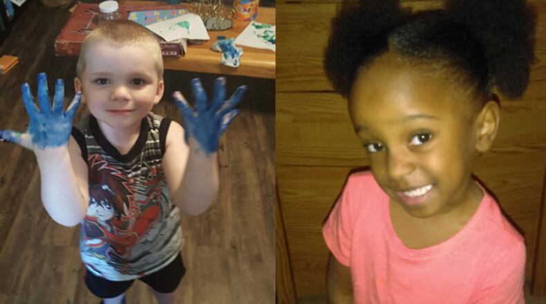 Logan Braatz, left, was killed and Syari Sanders was seriously injured when the two were attacked by dogs Jan. 17. (Family photos)