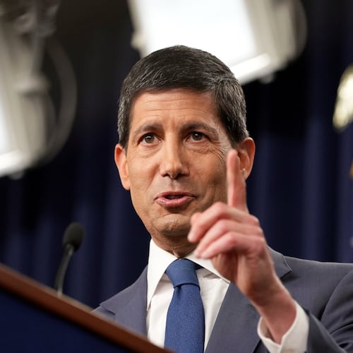 Federal Reserve Board Chairman Kevin Warsh speaks during a news conference at the Federal Reserve in Washington, Wednesday, July 29, 2026. (AP Photo/Mark Schiefelbein)