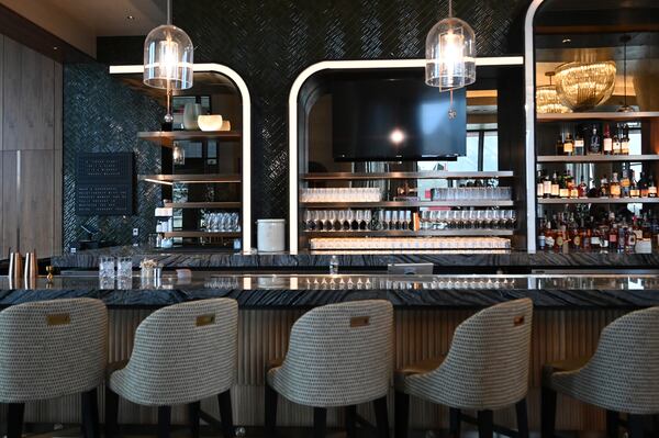 The upscale Zephyr Southern Brasserie & Bar Z is located at Hotel Phoenix, Thursday, Dec. 4, 2025, in Atlanta. (Hyosub Shin/AJC)