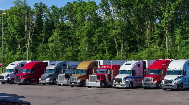 A man was crushed to death at Cottrell in Gainesville after getting his foot stuck under a semi-truck's wheel, Hall County officials said.