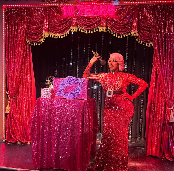Taejah Thomas has been hosting a drag bingo night every Wednesday at Lips Atlanta for about three years. (Courtesy of Taejah Thomas)