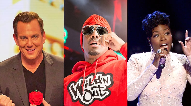 Will Arnett on Fox's "Lego Masters," Nick Cannon on VH1's "Wild 'N Out" and Fantasia in "The Color Purple" musical. Fox/VH1/Fox