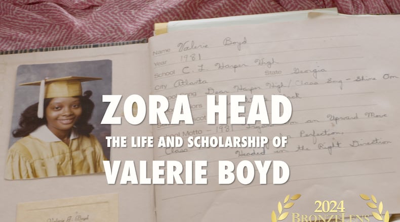 A new documentary about Valerie Boyd, the acclaimed biographer of Zora Neale Hurston, will air this Saturday at The Tara theater in Atlanta as part of the BronzeLens Film Festival. Photo courtesy of Adam Forrester/Emory University