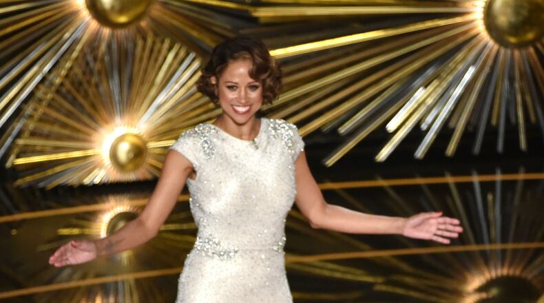 Stacey Dash made a number of polarizing comments, including one in which she said that trans people should "go to the bushes" for the restroom. (Photo by Kevin Winter/Getty Images)