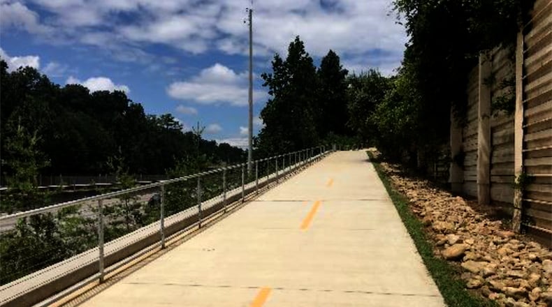 The completed portion of the Path400 trail in Buckhead is to link up with the Ga. 400 Multi-Use Trail and Sandy Springs. CITY OF SANDY SPRINGS