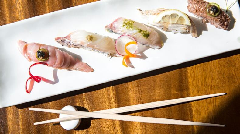 Sushi lovers can check out MF Bar during Avalon Restaurant Week, Oct. 13-20, 2018.